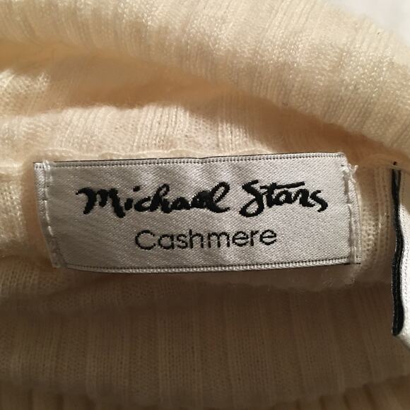 Michael Stars 100% cashmere Ribbed long sleeve one size quiet luxury - Picture 1 of 7